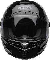 Bell-star-dlx-mips-ece-street-helmet-lux-checkers-matte-gloss-black-white-clear-shield-front