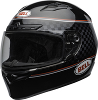 Bell-qualifier-dlx-mips-street-helmet-breadwinner-gloss-black-white-clear-shield-front-left