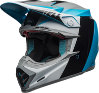 Bell-moto-9-flex-dirt-helmet-division-matte-gloss-white-black-blue-front-left