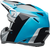 Bell-moto-9-flex-dirt-helmet-division-matte-gloss-white-black-blue-back-left