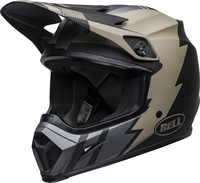 Bell-mx-9-mips-dirt-helmet-strike-matte-khaki-black-front-left