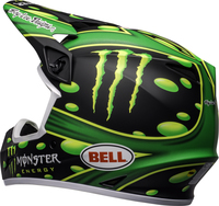 Bell-mx-9-mips-dirt-helmet-mcgrath-showtime-replica-matte-black-green-back-left