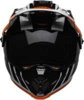 Bell-mx-9-adventure-mips-dirt-helmet-dash-gloss-black-white-orange-front