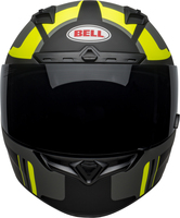 Bell-qualifier-dlx-mips-street-helmet-torque-matte-black-hi-viz-front