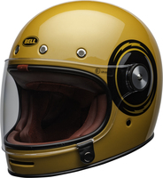 Bell-bullitt-culture-helmet-bolt-gloss-yellow-black-clear-shield-front-left
