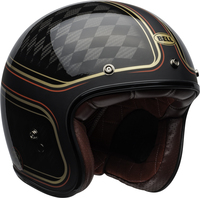 Bell-custom-500-carbon-culture-helmet-rsd-checkmate-matte-gloss-black-gold-front-right