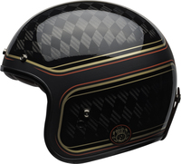 Bell-custom-500-carbon-culture-helmet-rsd-checkmate-matte-gloss-black-gold-left