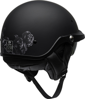 Bell-pit-boss-cruiser-helmet-roses-matte-black-gunmetal-back-right