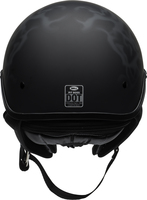 Bell-pit-boss-cruiser-helmet-flames-matte-black-gray-back