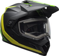 Bell-mx-9-adventure-snow-electric-shield-helmet-switchback-matte-black-flo-green-front-right