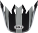 Bell-mx-9-visor-spare-part-dash-gloss-gray-black-white-top