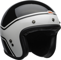 Bell-custom-500-culture-helmet-streak-gloss-black-white-front-right