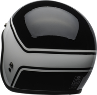 Bell-custom-500-culture-helmet-streak-gloss-black-white-back-left