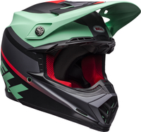 Bell-moto-9-mips-dirt-helmet-prophecy-matte-green-infrared-black-front-right