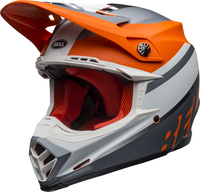 Bell-moto-9-mips-dirt-helmet-prophecy-matte-orange-black-gray-front-left