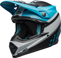 Bell-moto-9-mips-dirt-helmet-prophecy-matte-white-black-blue-front-left