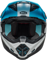 Bell-moto-9-mips-dirt-helmet-prophecy-matte-white-black-blue-front
