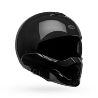 Bell-broozer-modular-street-motorcycle-helmet-gloss-black-front-right