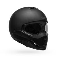 Bell-broozer-modular-street-motorcycle-helmet-matte-black-front-right