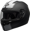 Bell-qualifier-dlx-mips-street-helmet-rally-matte-black-white-front-left-clear-shield