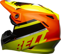 Bell-moto-9-mips-dirt-helmet-prophecy-gloss-yellow-orange-black-back-left