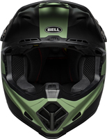 Bell-moto-9-mips-dirt-helmet-prophecy-matte-black-dark-green-front