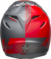 Bell-moto-9-flex-dirt-helmet-louver-matte-gray-red-back