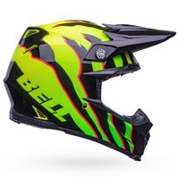 Bell-moto-9s-flex-dirt-motorcycle-helmet-claw-gloss-black-green-right