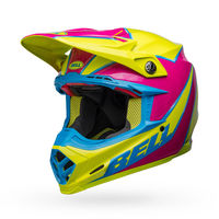 Bell-moto-9s-flex-dirt-motorcycle-helmet-sprite-gloss-yellow-magenta-front-left