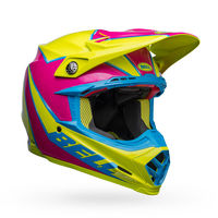 Bell-moto-9s-flex-dirt-motorcycle-helmet-sprite-gloss-orange-gray-back