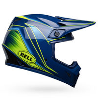 Bell-mx-9-mips-dirt-motorcycle-helmet-spark-gloss-blue-yellow-top
