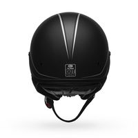 Bell-pit-boss-cruiser-motorcycle-helmet-pinned-matte-black-gray-back