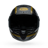 Bell-race-star-dlx-flex-carbon-street-full-face-motorcycle-helmet-rsd-player-matte-gloss-black-gold-front