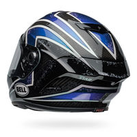 Bell-race-star-dlx-flex-street-motorcycle-helmet-xenon-gloss-orion-black-back-left
