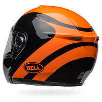 Bell-srt-modular-street-motorcycle-helmet-velo-gloss-black-orange-back-left