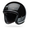 Bell-custom-500-street-motorcycle-helmet-apex-gloss-black-flake-front-left