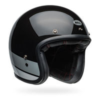 Bell-custom-500-street-motorcycle-helmet-apex-gloss-black-flake-front-right