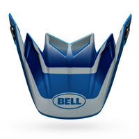 Bell-moto-9-flex-dirt-motorcycle-visor-spare-part-rail-gloss-blue-white-top
