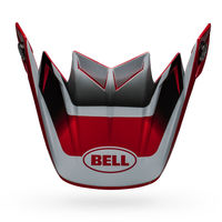 Bell-moto-9-flex-dirt-motorcycle-visor-spare-part-rail-gloss-red-white-top