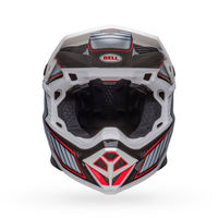Bell-moto-10-spherical-le-dirt-motorcycle-helmet-rhythm-gloss-black-white-front