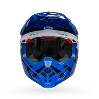 Bell-moto-9s-flex-dirt-motorcycle-helmet-banshee-gloss-blue-white-front