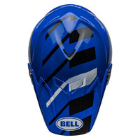 Bell-moto-9s-flex-dirt-motorcycle-helmet-banshee-gloss-blue-white-top