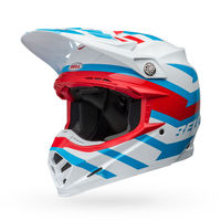 Bell-moto-9s-flex-dirt-motorcycle-helmet-banshee-gloss-white-red-front-left
