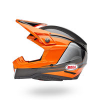 Bell-moto-10-spherical-dirt-motorcycle-helmet-evade-gloss-orange-black-left
