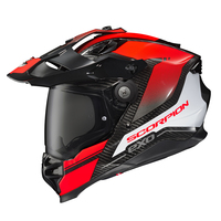 Scorpion-exo-xt9000_trailheadredprofile-left_dark-smoke-shield