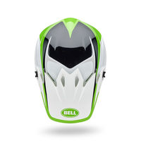 Bell-mx-9-mips-dirt-motorcycle-helmet-rift-green-white-top