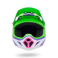 Bell-mx-9-mips-dirt-motorcycle-helmet-jackal-hiviz-green-purple-front