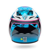 Bell-mx-9-mips-dirt-motorcycle-helmet-breakdance-blue-pink-back