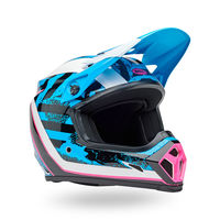 Bell-mx-9-mips-dirt-motorcycle-helmet-breakdance-blue-pink-front-right