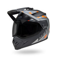 Bell-mx-9-adventure-mips-dirt-motorcycle-helmet-mesa-matte-black-orange-camo-front-left